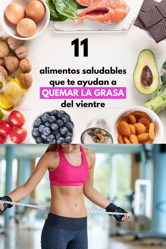 Correr & Fitness | Deporte y Actividad Física 1 Alimentos saludables quemar la grasa del vientre