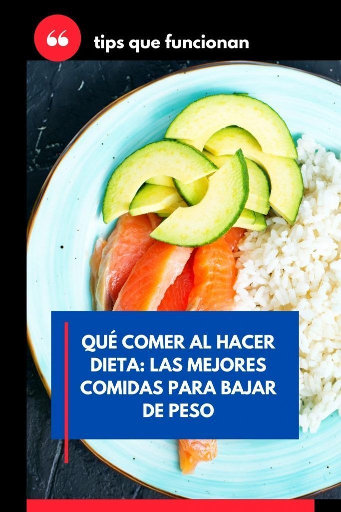 Correr & Fitness | Deporte y Actividad Física 1 Qué comer al hacer dieta: Las mejores comidas para bajar de peso